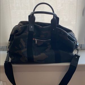 Jack spade Waxed Camo duffle bag